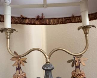 Vintage Frederick Cooper Dragonfly Lamp