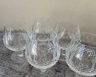 Waterford Crystal "Colleen" Pattern Brandy Snifter Glasses (Set of 5)