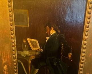 19th Century Portrait of a Gentleman Reading