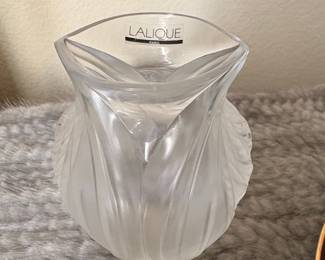 Lalique "Martinets" Vase
