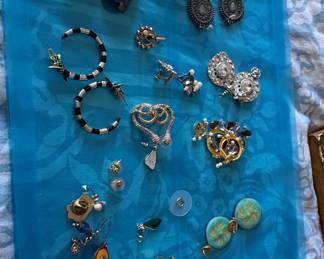 Assorted Vintage Costume Jewelry Collection