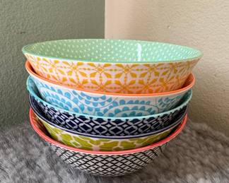 Set of 6 Certified International Chelsea Stoneware Bowls