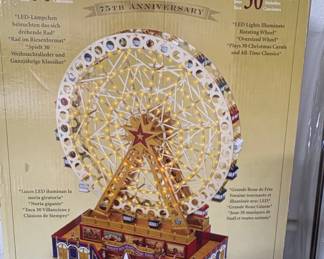 Mr. Christmas Gold Label Collection 75th Anniversary World's Fair Grand Ferris Wheel