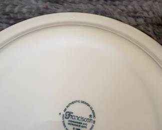 Franciscan "Egg Plant" Pattern Soup Bowl