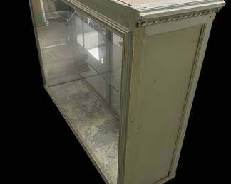 Vintage General Store Display Counter Cabinet