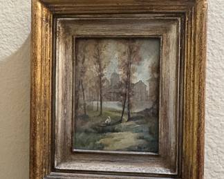 Baldi Signed Landscape Painting