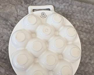R. C. France Escargot Plate
