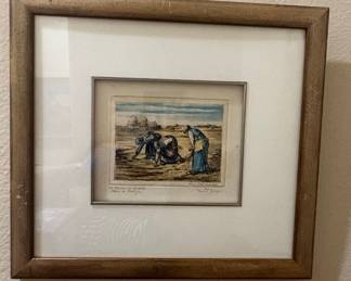 The Gleaners of J.F. Millet, Plain of Barbizon 