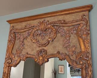 LaBarge Italian Carved and Gilt Mirror