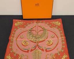 Hermès Les Cavaliers d'Or Silk Scarf