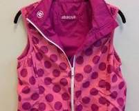 Abacus Reversible Vest - Women's - Size Small - Pink with Purple Polka Dots