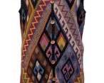 Tabask Knit Wool Sleeveless Dress - Handmade in Peru, Women's Medium