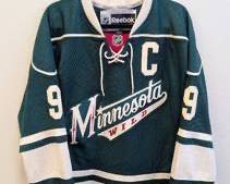 Reebok Minnesota Wild Koivu Jersey - Captain C, Size Large