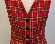 Yves Saint Laurent Vintage Tartan Wool Vest - Size 38, Made in France