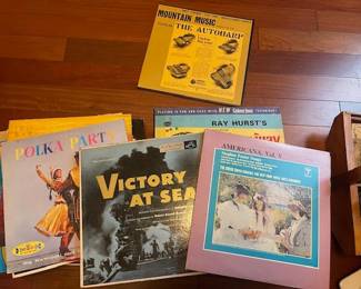 Assorted vintage LPs
