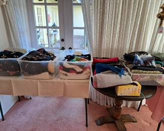 Ladies sweaters, shaws