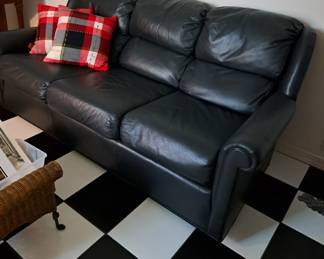 Leather sofa