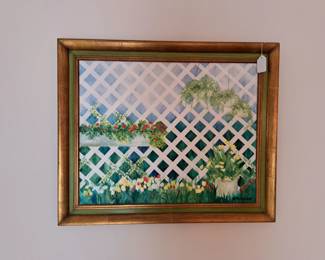 Framed spring art