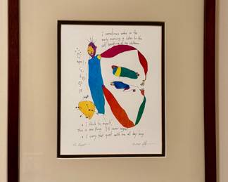 "No Regret" Brian Andreas Framed Print