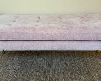 English Elm Eileen Velvet Bench