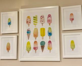 "Popsicles" Framed Artwork