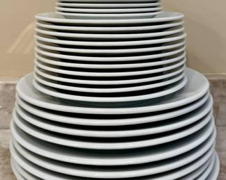 Apilco France White Dishes