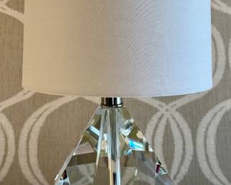 Faceted Crystal Lamp