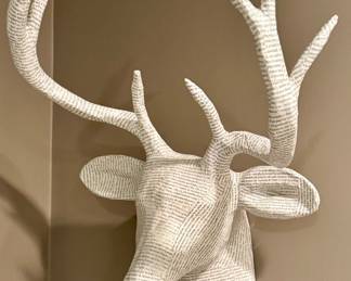 Restoration Hardware Paper-Mache Deer Head