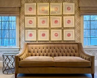 Arhaus Furniture Tufted Back Sofa