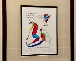 "No More Secret" Brian Andreas Framed Print