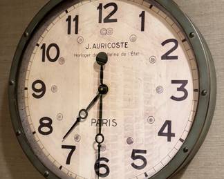 J. Auricoste Wall Clock