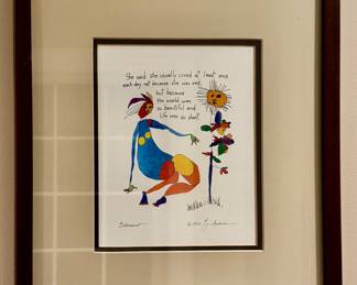 "Bittersweet" Brian Andreas Framed Print