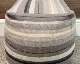 Striped Pouf/Ottoman