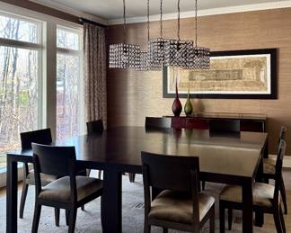 Custom Dining Table & 10 Chairs