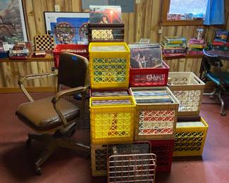 Records and Record Crates