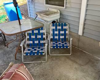 Vintage Folding Beach Chairs