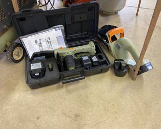 Cordless Chain Saw and Hedge Trimmer