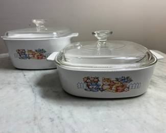 Very Rare Vintage “Garden Cat” Corning Ware