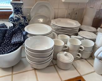 White Dishes by Meakin