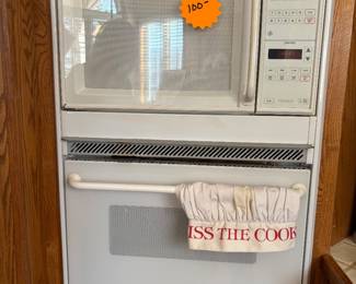 Stacked Microwave and Oven