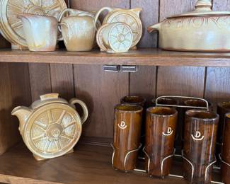 Frankoma Wagon Wheel Dishes