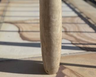 Vase is bleached Maple Burl by John Mascoll