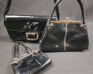 patented leather purses