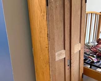 Solid Pine Rustic Farmhouse Storage Cabinet