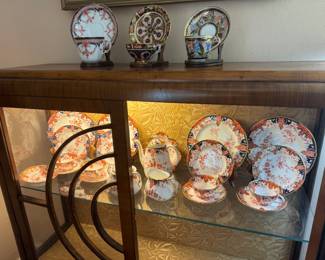 21 piece antique Royal Crown Derby tea/coffee service for 4 