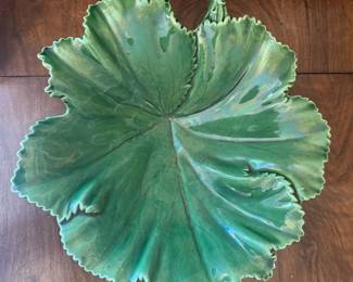 Victorian Spode green majolica