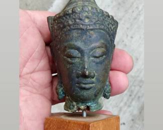 16th-17th Century Thai Head 5.5”H