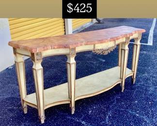 Painted Faux Marble top
