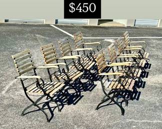 Thos Baker Folding teak chairs