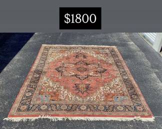 9’ x 12’ Heriz. Needs cleaning